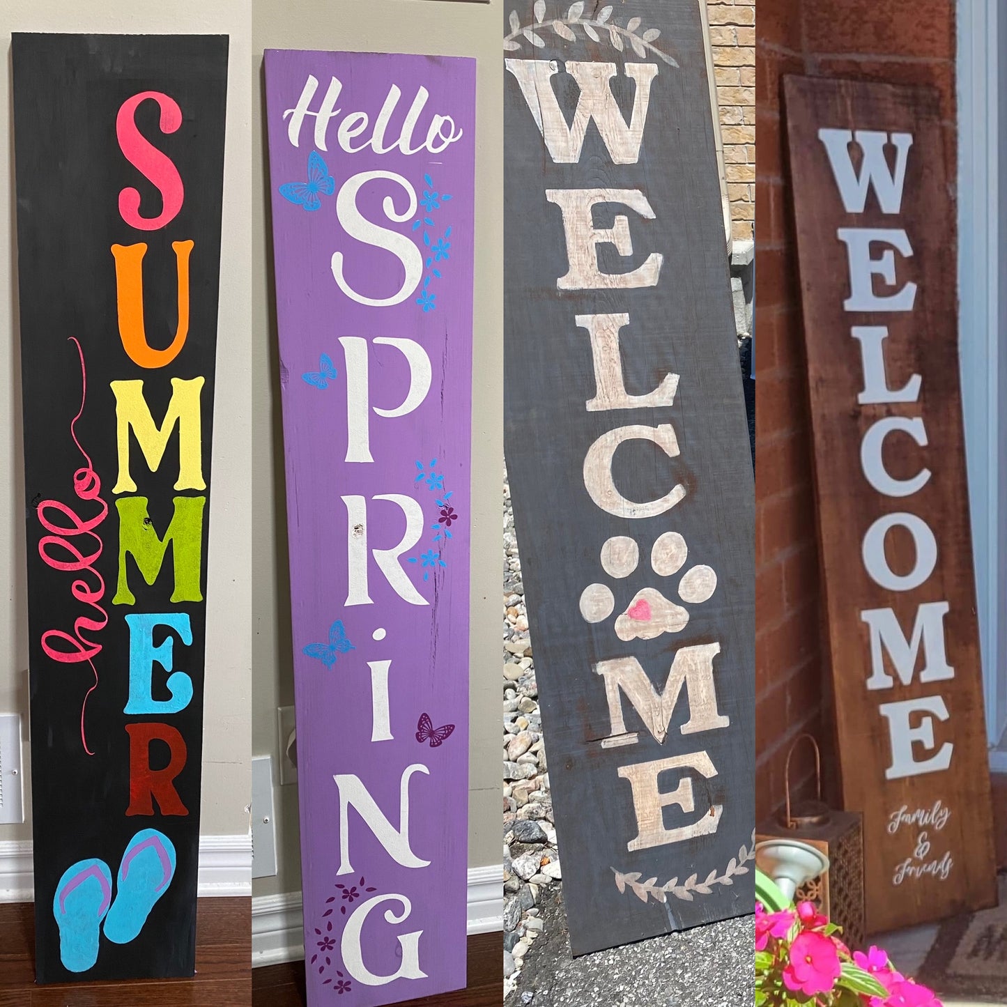 Customized wood sign